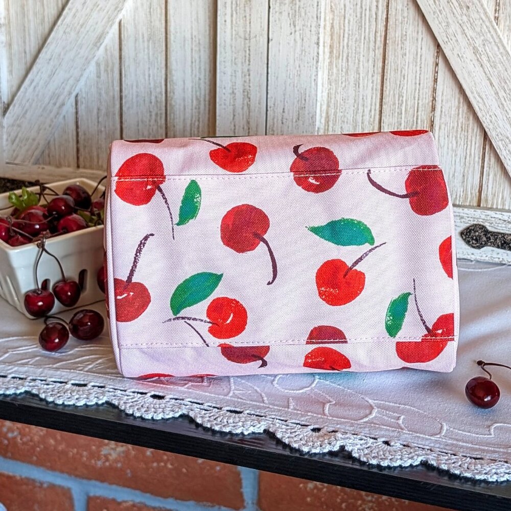 ♠️ NWT Kate Spade New York Pink 🍒 Insulated Lunch Bag/Tote - Picture 5 of 6